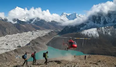 Everest Base Camp Helicopter Tour with Landing at Gokyo Lake 