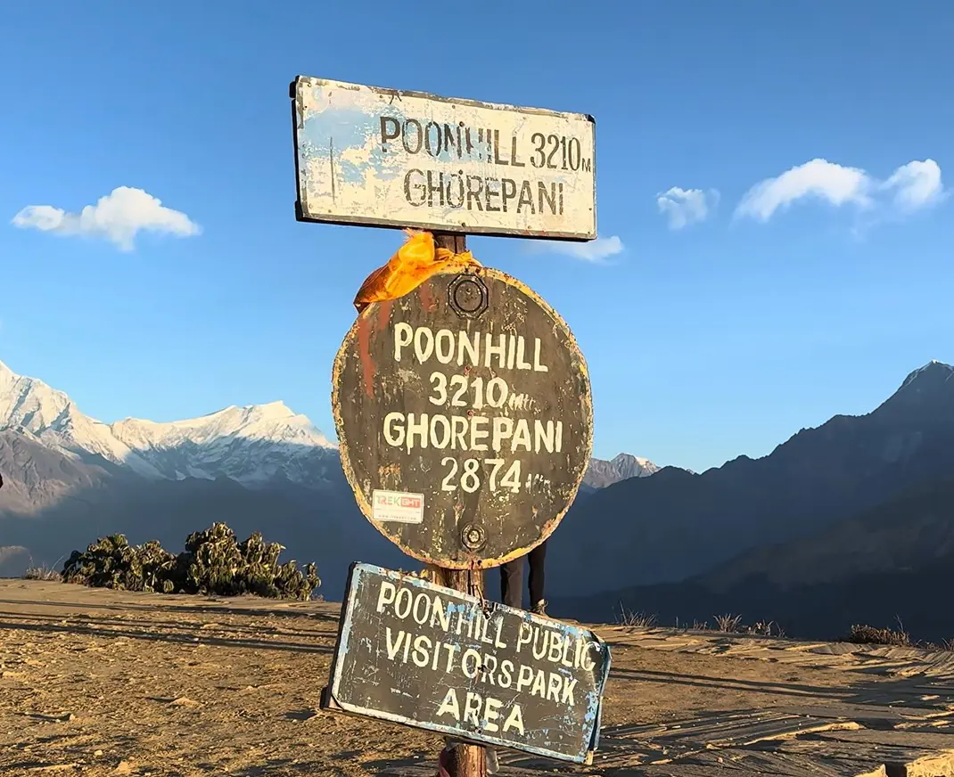 Poon Hill Location Board