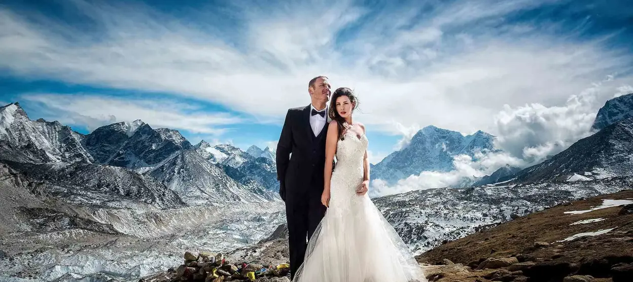 Everest Base Camp Wedding: James Sissom and Ashley Schmieder Ties the Knot After 8-Day Trek to the Top