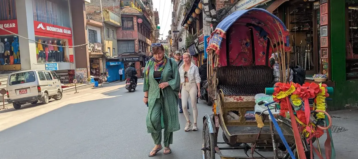 Rickshaw Ride in Thamel Bazaar : A Cultural Journey Through Kathmandu’s Hidden Streets Local Markets and Living Culture