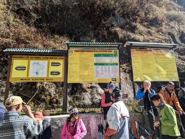 Phakding Entry Location