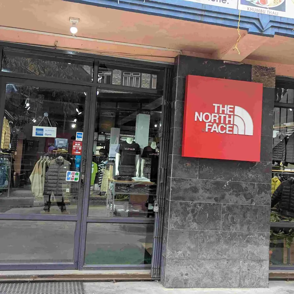 The North Face Store at Namche Bazaar