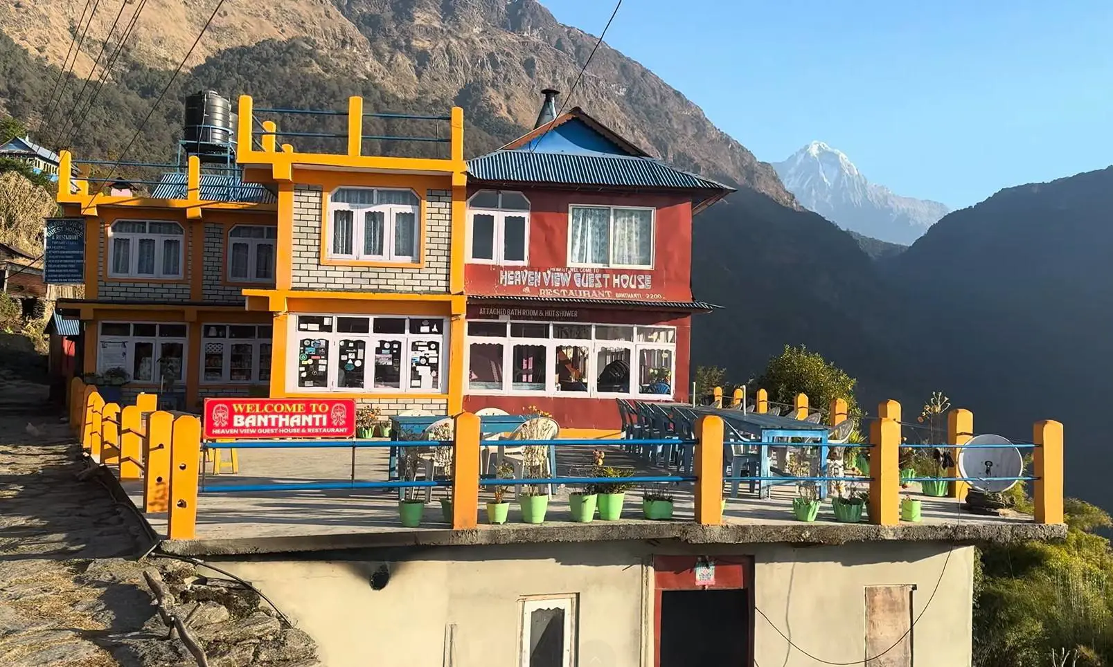Heaven View Guest House at Ghorepani Poon Hill Trek 