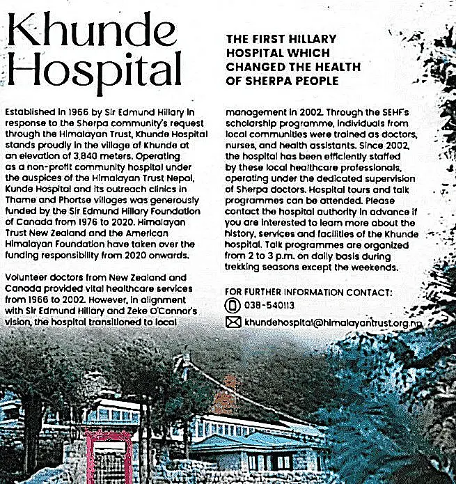Khunde Hospital