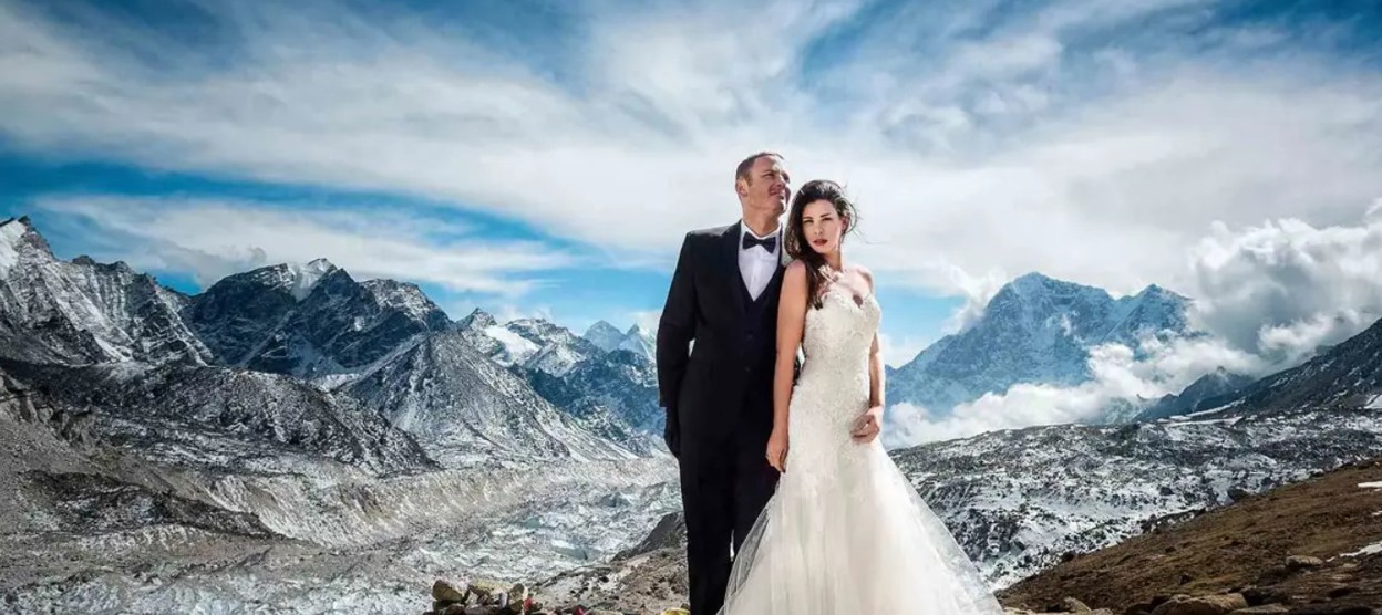 James Sissom and Ashley Schmieder Married at Everest Base Camp | From Trekking to Wedding